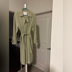 Mango Olive Green Coat Size S